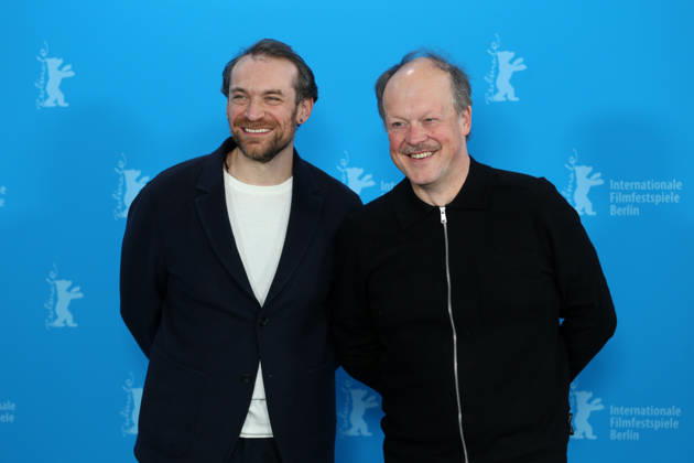 February 15, 2026, Berlin, Germany: French actor Arieh Worthalter and Belgian actor Jan Hammenecker pose for a photo call for the film Dust during the 76th Berlin International Film Festival (Berlinale), which is Europe s first major film festival of the year, in Berlin. The festival runs from February 12 to 22, 2026. Berlin Germany - ZUMAf146 20260215_zip_f146_050 Copyright: xRouzbehxFouladix