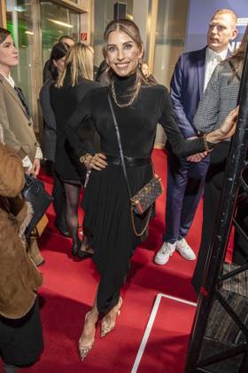 Cathy Hummels as a guest at the NRW reception at the 76 Berlinale 2026 in the Representation of the State of North Rhine-Westphalia to the Federal Government, on Sunday 15 02 2026 in Berlin Berlin Germany