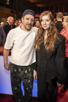Fahri YardÄ±m and Pheline Roggan as guests at the NRW Reception at the 76 Berlinale 2026 at the Representation of the State of North Rhine-Westphalia to the Federal Government,on Sunday 15 02 2026 in Berlin Berlin Germany