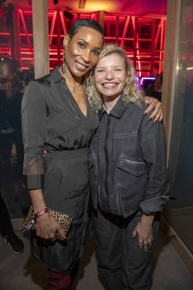 Annabelle Mandeng and Luisa Celine Gaffron as guests at the NRW Reception at the 76 Berlinale 2026 at the Representation of the State of North Rhine-Westphalia to the Federal Government,on Sunday 15 02 2026 in Berlin Berlin Germany