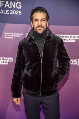 Elyas M Barek as a guest at the NRW reception at the 76 Berlinale 2026 in the Representation of the State of North Rhine-Westphalia to the Federal Government, on Sunday 15 02 2026 in Berlin Berlin Germany