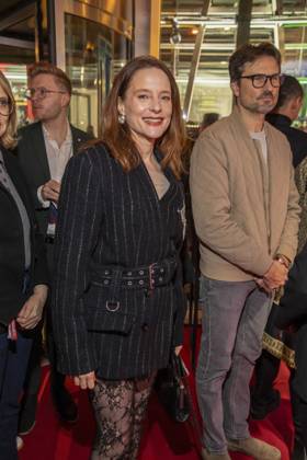 Anne Ratte Polle and Simon Verhoeven as guests at the NRW Reception at the 76 Berlinale 2026 at the Representation of the State of North Rhine-Westphalia to the Federal Government,on Sunday 15 02 2026 in Berlin Berlin Germany