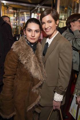Romina Kueper and Isabell Horn as guests at the NRW reception at the 76 Berlinale 2026 in the Representation of the State of North Rhine-Westphalia to the Federal Government, on Sunday 15 02 2026 in Berlin Berlin Germany
