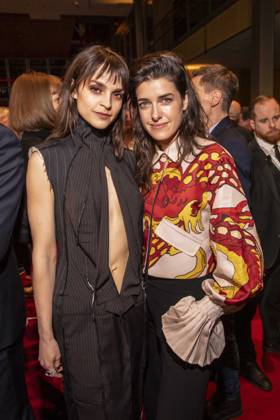 Luise Befort and Marie Nasemann as guests at the NRW reception at the 76 Berlinale 2026 in the Representation of the State of North Rhine-Westphalia to the Federal Government, on Sunday 15 02 2026 in Berlin Berlin Germany