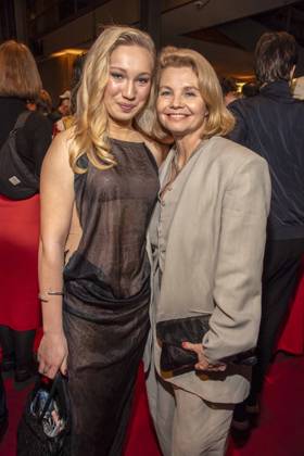 Helena Zengel and Annette Frier as guests at the NRW reception at the 76 Berlinale 2026 in the Representation of the State of North Rhine-Westphalia to the Federal Government, on Sunday 15 02 2026 in Berlin Berlin Germany