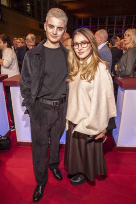 Fabian Grischkat and his wife as guests at the NRW reception at the 76 Berlinale 2026 at the Representation of the State of North Rhine-Westphalia to the Federal Government, on Sunday 15 02 2026 in Berlin Berlin Germany