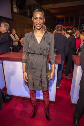 Annabelle Mandeng as a guest at the NRW Reception at the 76 Berlinale 2026 in the Representation of the State of North Rhine-Westphalia to the Federal Government, on Sunday 15 02 2026 in Berlin Berlin Germany