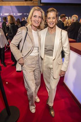 Maria Furtwaengler with Marie Baeumer as guests at the NRW reception at the 76 Berlinale 2026 in the Representation of the State of North Rhine-Westphalia to the Federal Government, on Sunday 15 02 2026 in Berlin Berlin Germany