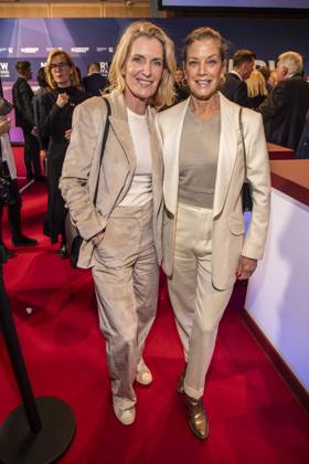Maria Furtwaengler with Marie Baeumer as guests at the NRW reception at the 76 Berlinale 2026 in the Representation of the State of North Rhine-Westphalia to the Federal Government, on Sunday 15 02 2026 in Berlin Berlin Germany