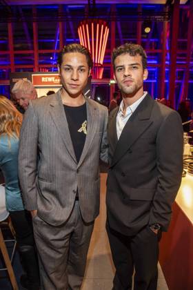 Leon Klein and Iyes Raoul as guests at the NRW reception at the 76 Berlinale 2026 in the Representation of the State of North Rhine-Westphalia to the Federal Government, on Sunday 15 02 2026 in Berlin Berlin Germany