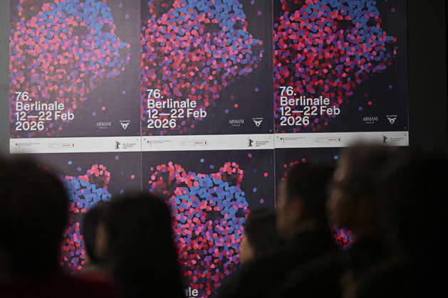 76th Berlin International Film Festival BERLIN, GERMANY – FEBRUARY 16: A general view from the Berlin International Film Festival (Berlinale) bear logo during the 76th Berlin International Film Festival in Berlin, Germany, on February 16, 2026. Halil Sagirkaya Anadolu Berlin Germany. Editorial use only. Please get in touch for any other usage.  Copyright: x2026xAnadoluxHalilxSagirkayax