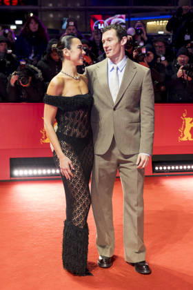 Rosebush Pruning , Premiere at the Berlinale, Berlin, 14 02 2026 Dua Lipa and Callum Turner on the red carpet before the premiere of Rosebush Pruning at the Berlinale at the Theater am Potsdamer Platz on 14 02 2026 The 76th Berlin International Film Festival takes place from February 12 to 22, 2026 Berlin Theater am Potsdamer Platz Copyright: xBenxKriemannx
