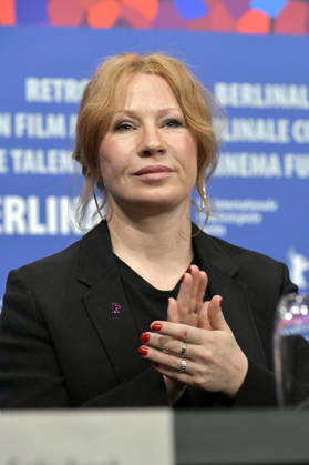 Birgit Minichmayr at the press conference for the feature film The Blood Countess at the Berlinale 2026 76 Berlin International Film Festival at the Hotel Grand Hyatt Berlin, 16 02 2026 Foto:xM.xBehrensx xFuturexImagex blutgraefin_6290