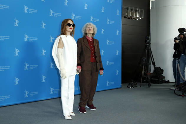 Isabelle Huppert and Ulrike Ottinger at the photocall for the feature film The Blood Countess at the Berlinale 2026 76 Berlin International Film Festival at the Hotel Grand Hyatt Berlin, 16 02 2026 Foto:xC.xTamckex xFuturexImagex blutgraefin_6303