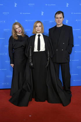 Birgit Minichmayr, Isabelle Huppert and Lars Eidinger at the premiere of the feature film The Blood Countess at the premiere of the feature film at the Berlinale 2026 76 Berlin International Film Festival at the Zoo Palast Berlin, 16 02 2026 Foto:xM.xBehrensx xFuturexImagex blutgraefin_6470