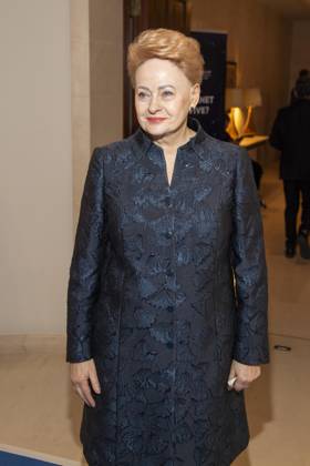 Dalia Grybauskaite Lithuanian politician as guest at the Cinema For Peace Gala 2026 at the Hotel Adlon Kempinski on 16 02 2026 in Berlin Berlin Germany