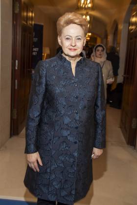 Dalia Grybauskaite Lithuanian politician as guest at the Cinema For Peace Gala 2026 at the Hotel Adlon Kempinski on 16 02 2026 in Berlin Berlin Germany