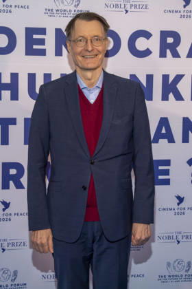 Karl Lauterbach ex Minister of Health as guest at the Cinema For Peace Gala 2026 at the Hotel Adlon Kempinski on 16 02 2026 in Berlin Berlin Germany