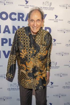 Albert Louis Albie Sachs South African lawyer, guest at the Cinema For Peace Gala 2026 at the Hotel Adlon Kempinski on 16 02 2026 in Berlin Berlin Germany