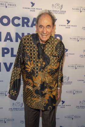 Albert Louis Albie Sachs South African lawyer, guest at the Cinema For Peace Gala 2026 at the Hotel Adlon Kempinski on 16 02 2026 in Berlin Berlin Germany
