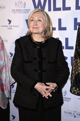 Hillary Clinton at the Cinema For Peace Gala 2026 at the Hotel Adlon Kempinski Berlin, 16 02 2026 Foto:xN.xKubelkax xFuturexImagex cinema_6280