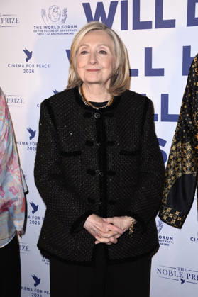 Hillary Clinton at the Cinema For Peace Gala 2026 at the Hotel Adlon Kempinski Berlin, 16 02 2026 Foto:xN.xKubelkax xFuturexImagex cinema_6281