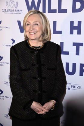 Hillary Clinton at the Cinema For Peace Gala 2026 at the Hotel Adlon Kempinski Berlin, 16 02 2026 Foto:xN.xKubelkax xFuturexImagex cinema_6282