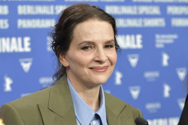 Juliette Binoche at the press conference for the feature film Queen at Sea at the Berlinale 2026 76 Berlin International Film Festival at the Hotel Grand Hyatt Berlin, 17 02 2026 Foto:xM.xBehrensx xFuturexImagex queen_6236