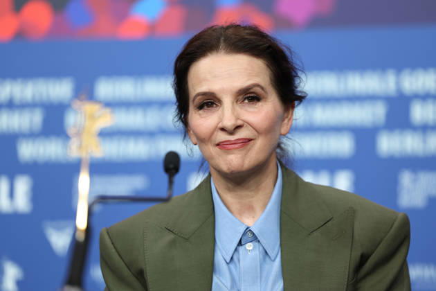 February 17, 2026, Berlin, Brandenburg, Germany: The 76 Berlinale Film Festival is taking place in Berlin from February 12 to 22, 2026. Queen at sea film press conference. Juliette Binoche answering journalists question Berlin Germany - ZUMAt227 20260217_zip_t227_003 Copyright: xMarinaxTakimotox