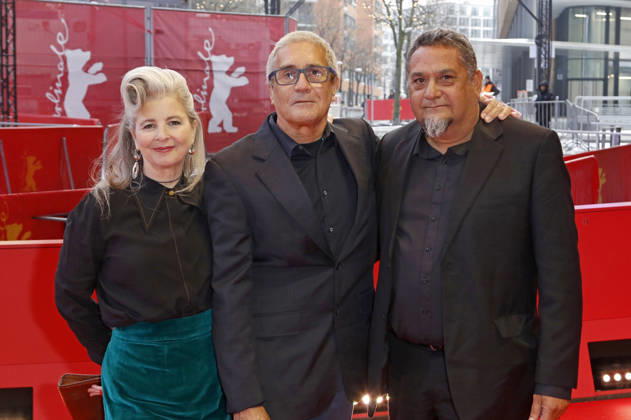 Guest, Steven McGregor and David Tranter at the premiere of the feature film Wolfram at the Berlinale 2026 76 Berlin International Film Festival at the Berlinale Palast Berlin, 17 02 2026 Foto:xC.xTamckex xFuturexImagex wolfram_6239