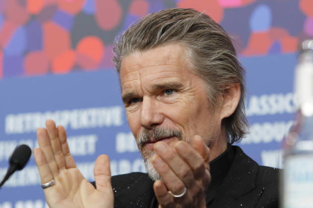 Ethan Hawke at the press conference for the feature film The Weight at the Berlinale 2026 76 Berlin International Film Festival at the Hotel Grand Hyatt Berlin, 17 02 2026 Foto:xC.xTamckex xFuturexImagex weight_6231