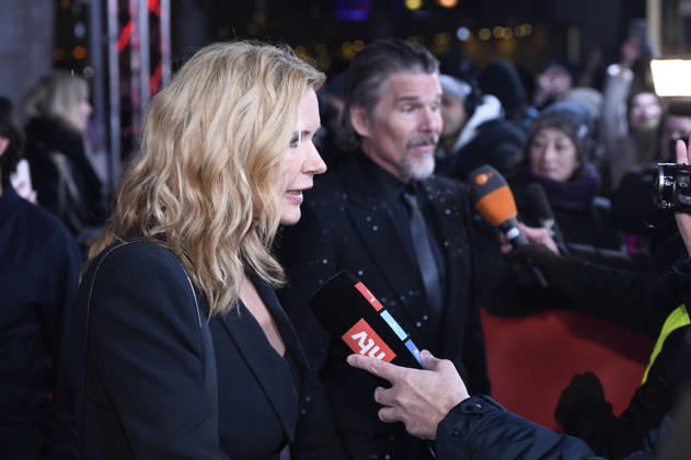 Veronica Ferres and Ethan Hawke at the premiere of the feature film The Weight The Weight Gold Rush at the Berlinale 2026 76 Berlin International Film Festival at the Zoo Palast Berlin, 17 02 2026 Foto:xC.xNiehausx xFuturexImagex weight_6311