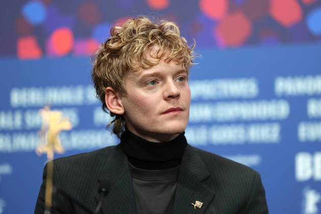 February 17, 2026, Berlin, Brandenburg, Germany: The 76 Berlinale Film Festival is taking place in Berlin from February 12 to 22, 2026. The Weight fim press conference. Lucas Lynggaard Tonnesen answering journalists questions. Berlin Germany  - ZUMAt227 20260217_zip_t227_013 Copyright: xMarinaxTakimotox