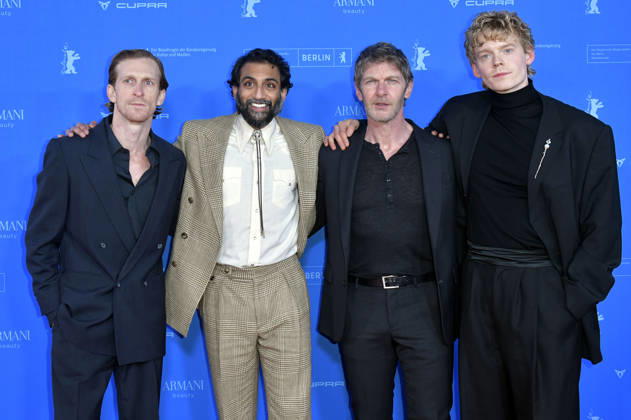Austin Amelio, Avi Nash, Sam Hazeldine and Lucas Lynggaard Tonnesen at the premiere of the feature film The Weight The Weight Gold Rush at the Berlinale 2026 76 Berlin International Film Festival at the Zoo Palast Berlin, 17 02 2026 Foto:xM.xBehrensx xFuturexImagex weight_6377