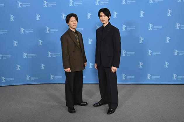 76th Berlin International Film Festival BERLIN, GERMANY - FEBRUARY 18: Actors Miyu Irino (L) and Riku Hagiwara (R) of A New Dawn pose for photographers during the 76th Berlinale in Berlin, Germany, on February 18, 2026. Halil Sagirkaya Anadolu Berlin Germany. Editorial use only. Please get in touch for any other usage.  Copyright: x2026xAnadoluxHalilxSagirkayax