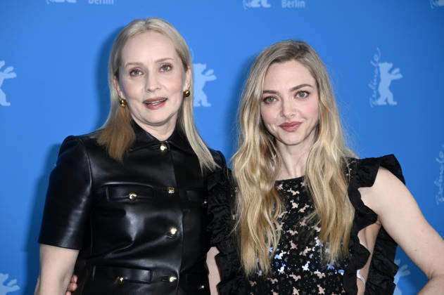 Mona Fastvold and Amanda Seyfried at the photocall for the feature film The Testament of Ann Lee at the Berlinale 2026 76 Berlin International Film Festival at the Hotel Grand Hyatt Berlin, 19 02 2026 Foto:xN.xKubelkax xFuturexImagex testament_6255