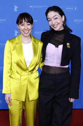 Stefanie Ren and Mia Spengler at the premiere of the ARD series House of Yang at the Berlinale 2026 76 Berlin International Film Festival at the Zoo Palast Berlin, 19 02 2026 Foto:xC.xTamckex xFuturexImagex yang_6217