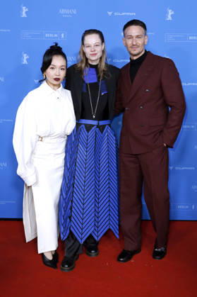 Andrea Guo, Emma Bading and Vladimir Burlakov at the premiere of the ARD series House of Yang at the Berlinale 2026 76 Berlin International Film Festival at the Zoo Palast Berlin, 19 02 2026 Foto:xC.xTamckex xFuturexImagex yang_6219
