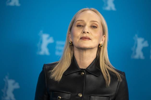 abb Mona Fastvold Norwegian film actress at the photocall for the feature film Teh Testament of Ann Lee at the Berlinale 2026 76 Berlin International Film Festival at the Hotel Grand Hyatt in Berlin on 19 02 2026 Berlin Germany
