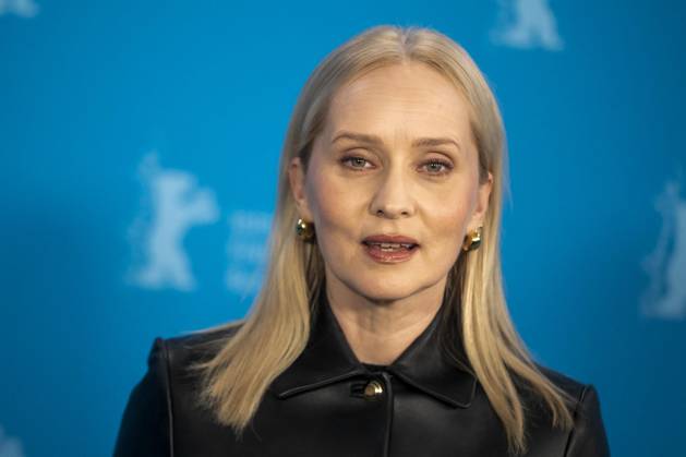 abb Mona Fastvold Norwegian film actress at the photocall for the feature film Teh Testament of Ann Lee at the Berlinale 2026 76 Berlin International Film Festival at the Hotel Grand Hyatt in Berlin on 19 02 2026 Berlin Germany
