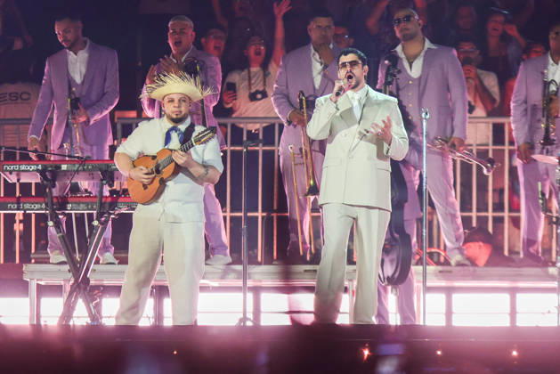 SaO PAULO, SP - 20.02.2026: SHOW BAD BUNNY EM SaO PAULO - Puerto Rican singer Bad Bunny makes his first appearance in Brazil this Friday (20) in Sao Paulo at Allianz Parque with the show of his world tour & 39;DeBÍ TiRAR MaS FOToS& 39;. x2891569x  YurixMurakami
