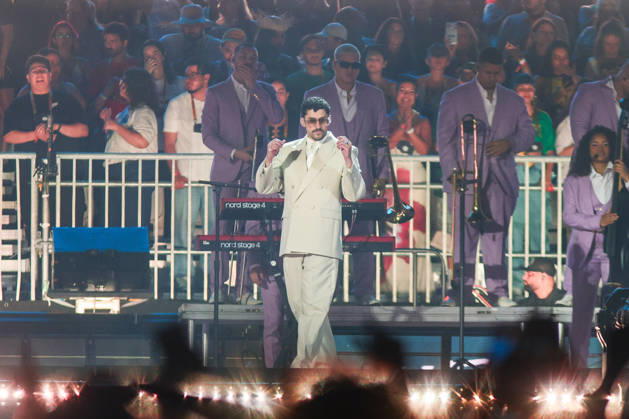SaO PAULO, SP - 20.02.2026: SHOW BAD BUNNY EM SaO PAULO - Puerto Rican singer Bad Bunny makes his first appearance in Brazil this Friday (20) in Sao Paulo at Allianz Parque with the show of his world tour & 39;DeBÍ TiRAR MaS FOToS& 39;. x2891572x  YurixMurakami