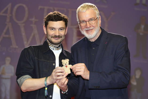 Michael Stütz and Wieland Speck at the presentation of the 40 Teddy Award 2026 at the Berlinale 2026 76 Berlin International Film Festival at the Volksbühne Berlin, 20 02 2026 Foto:xB.xDummerx xFuturexImagex teddy_6211