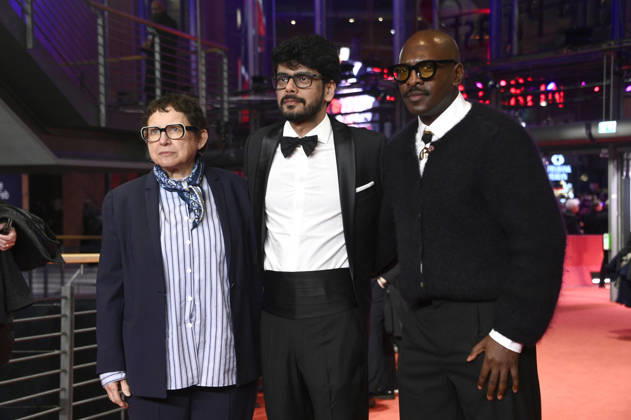 B Ruby Rich, Shaunak Sen and Lemohang Jeremiah Mosese at the Closing Ceremony with Award Ceremony at the Berlinale 2026 76 Berlin International Film Festival in the Berlinale Palast Berlin, 21 02 2026 Foto:xN.xKubelkax xFuturexImagex closing_6485