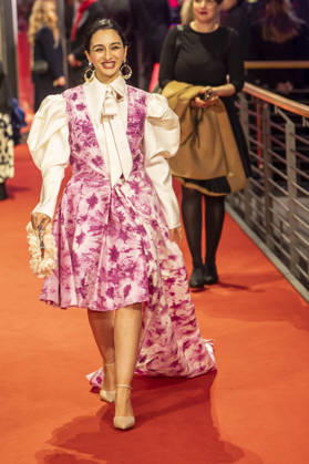 abb Safak Senguel on the red carpet in front of the Berlinale Palast at the Berlinale 2026 Final Closing Ceremony and Award Ceremony of the 76th Berlin International Film Festival on Saturday 21 02 2026 in Berlin Berlin Germany