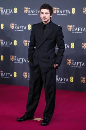 EE BAFTA Film Awards 2026 on Sunday 22 February 2026 Timothée Chalamet on the Red Carpet at the EE BAFTA Film Awards 2026 on Sunday 22 February 2026 at Royal Festival Hall, London. ., Credit:Julie Edwards Avalon  Copyright: xJuliexEdwardsx xAvalonx 1077540891