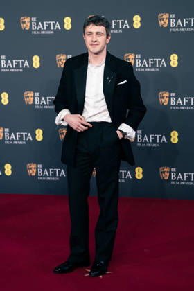 February 22, 2026, London, United Kingdom: Paul Mescal attends the 2026 EE BAFTA Film Awards held at The Royal Festival Hall. London United Kingdom - ZUMAs197 20260222_aaa_s197_750 Copyright: xLounisxTiarx
