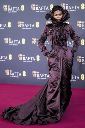 Teyana Taylor at the BAFTA Film Awards 2026 79th British Academy Film Awards at the Royal Festival Hall London, 22 02 2026 Foto:xJ.xEdwardsx xFuturexImagex bafta_6382
