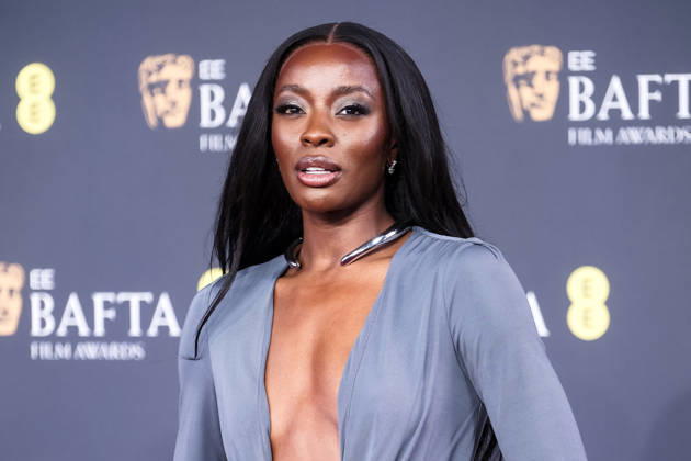 EE BAFTA Film Awards 2026 on Sunday 22 February 2026 AJ Odudu on the Red Carpet at the EE BAFTA Film Awards 2026 on Sunday 22 February 2026 at Royal Festival Hall, London. ., Credit:Julie Edwards Avalon  Copyright: xJuliexEdwardsx xAvalonx 1077543421