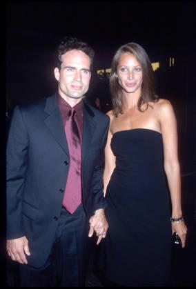 Your Friends and Neighbours Premiere Aug 17, 1998; Los Angeles, CA, USA; Actor JASON PATRIC and model CHRISTY TURLINGTON @ the premiere of Your Friends and Neighbours .. Copyright: xHenryxMillerx